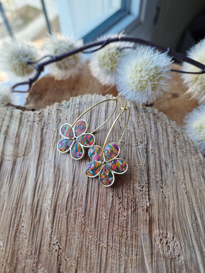 Boucles "Flora" 🌸