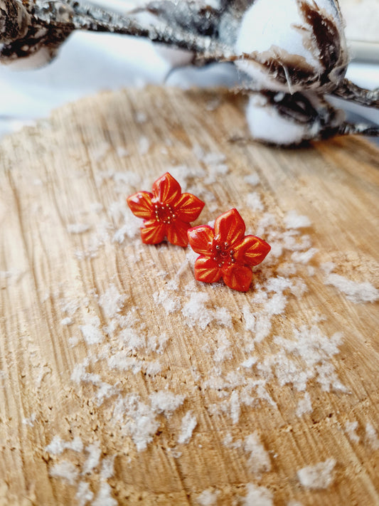 Petites puces "Fleurs de Noël "