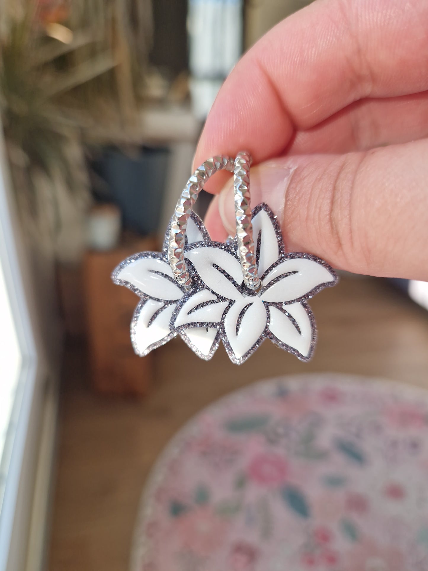 Pampilles "Fleur de Lys" (vendues sans créoles).