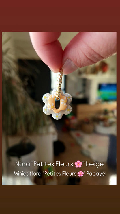 Pampilles "Petites fleurs🌸" (sans créoles) finition brillante.