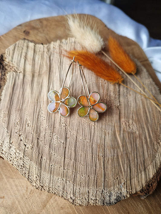Boucles "Flora" 🌸