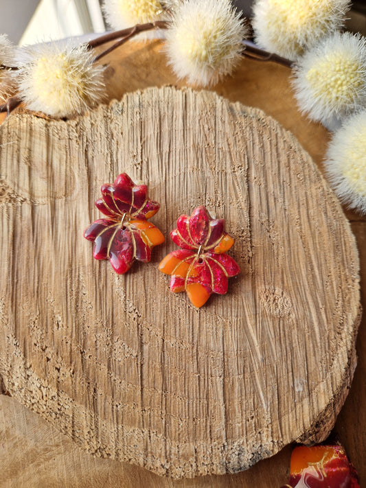 Boucles "Fleurs de Lotus" 🪷