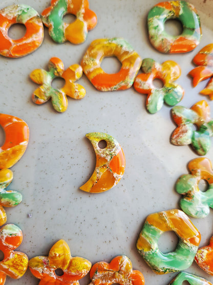 Pampilles "Citrus" 🍋🍊🍋‍🟩 (sans créoles).
