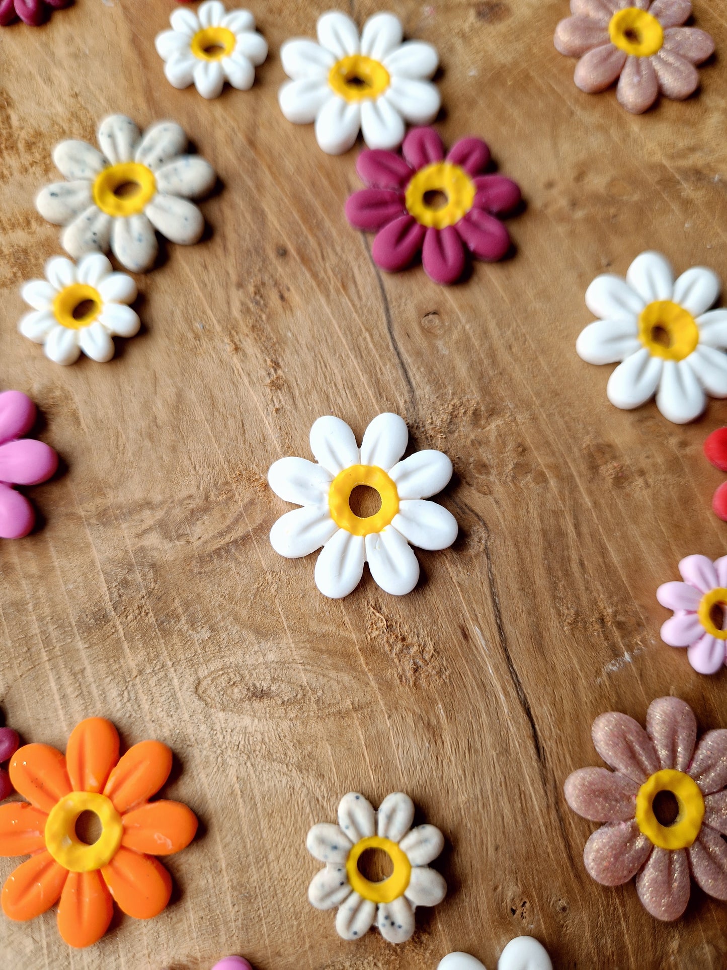 Pampilles "Pâquerettes 🌼" (sans créoles).