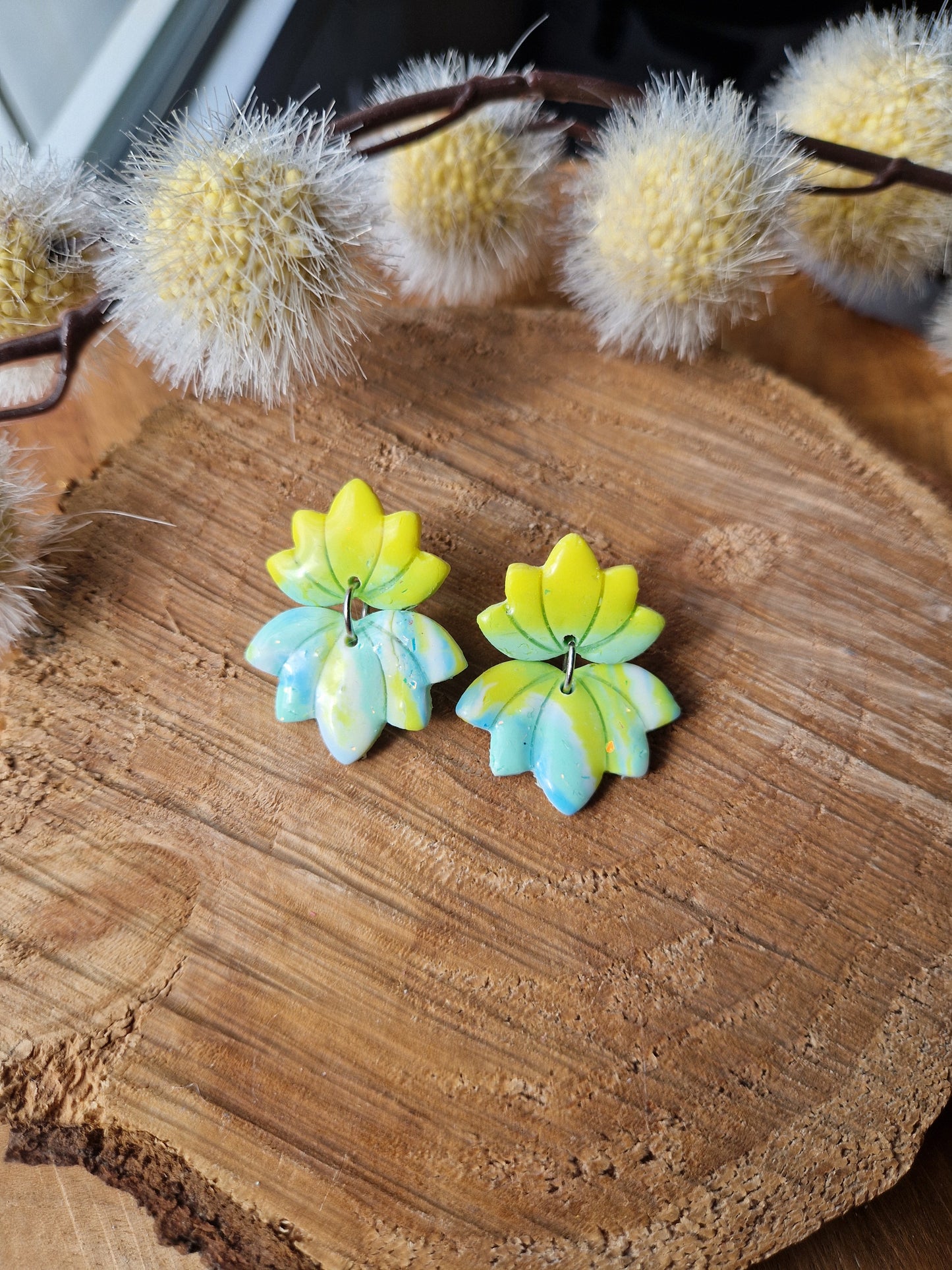 Boucles "Fleurs de Lotus 🪷"